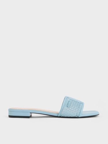 Charles & Keith - Mesh Knitted Slide Sandals - Charles & Keith - Modalova