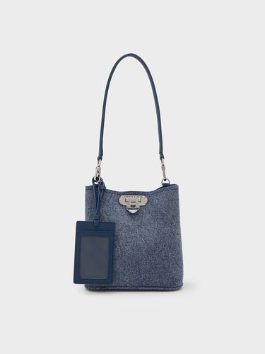 Charles & Keith - Alcott Denim Bucket Bag - Charles & Keith - Modalova