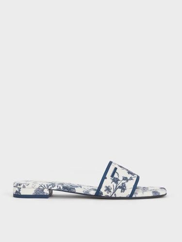 Charles & Keith - Floral-Print Slide Sandals - Charles & Keith - Modalova