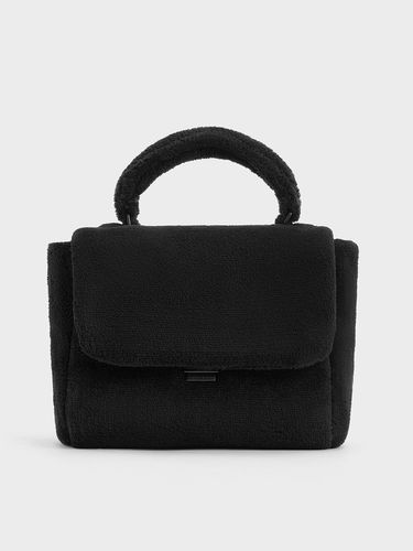 Charles & Keith - Loey Textured Top Handle Bag - Charles & Keith - Modalova