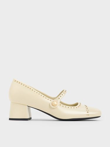 Charles & Keith - Studded Mary Jane Pumps - Charles & Keith - Modalova