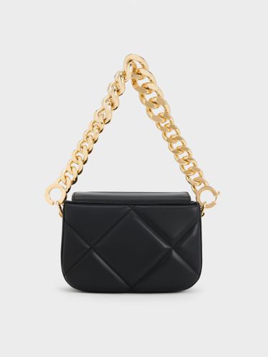 Charles & Keith - Mini Danika Chunky Chain Padded Bag - Charles & Keith - Modalova