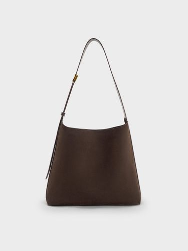Charles & Keith - Edna Hobo Bag aus recyceltem Wildleder - Charles & Keith - Modalova