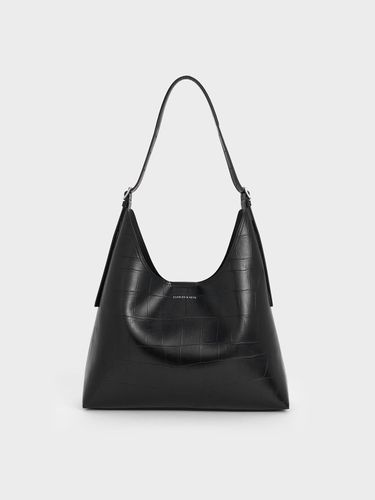 Charles & Keith - Liv Croc-Effect Hobo Bag - Charles & Keith - Modalova