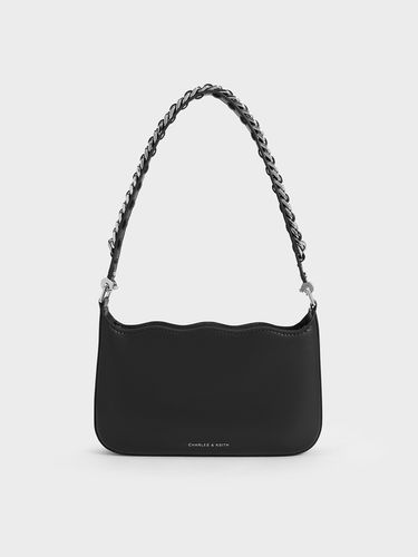 Charles & Keith - Wavy Braided Chain-Link Shoulder Bag - Charles & Keith - Modalova