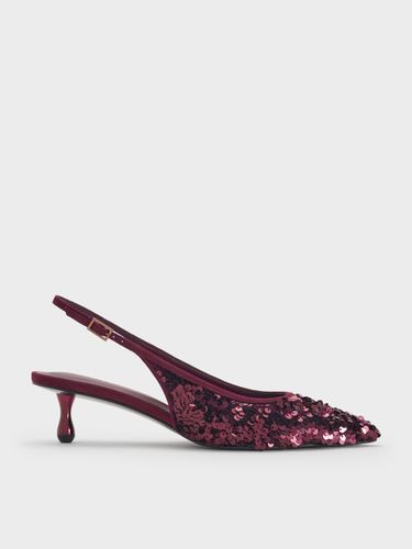 Charles & Keith - Ruthie Slingback-Pumps mit Pailettenbesatz - Charles & Keith - Modalova