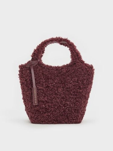 Charles & Keith - Arlys Furry Tote Bag - Charles & Keith - Modalova