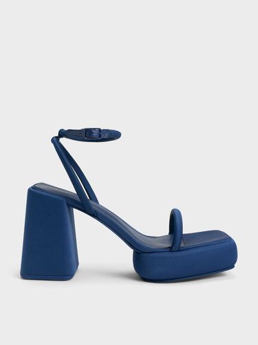 Charles & Keith - Lucile Satin Platform Sandals - Charles & Keith - Modalova