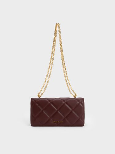 Charles & Keith - Paffuto Chain Handle Quilted Long Wallet - Charles & Keith - Modalova