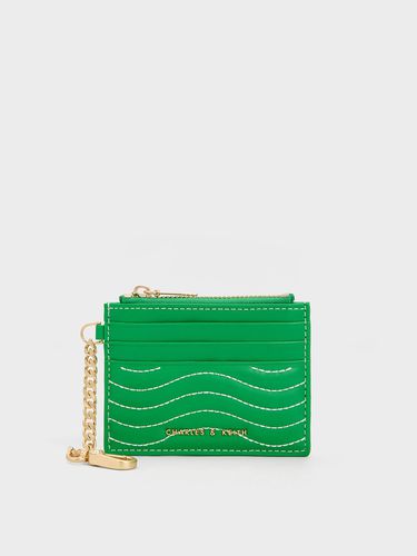 Charles & Keith - Aubrielle Stitch-Trim Zip Card Holder - Charles & Keith - Modalova