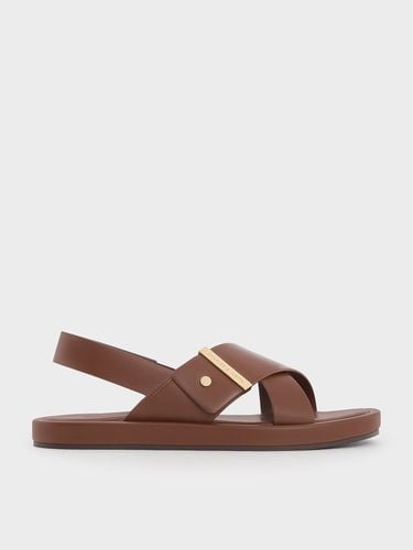 Charles & Keith - Audra Crossover-Strap Slingback Sandals - Charles & Keith - Modalova