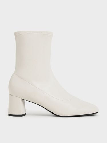 Charles & Keith - Stitch-Trim Ankle Boots - Charles & Keith - Modalova