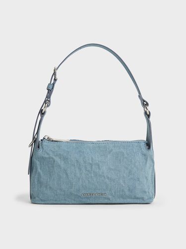 Charles & Keith - Lark Denim Shoulder Bag - Charles & Keith - Modalova