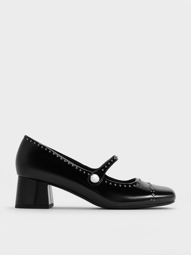 Charles & Keith - Studded Mary Jane Pumps - Charles & Keith - Modalova