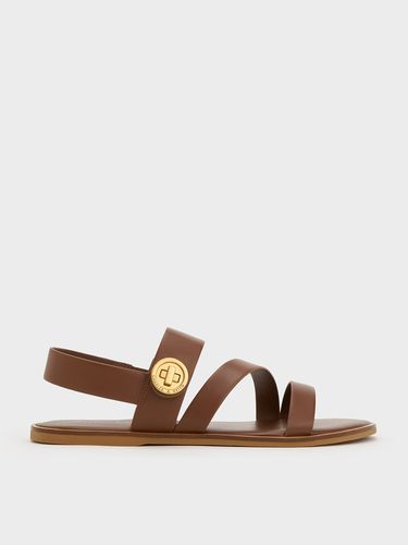 Charles & Keith - Yara Turn Lock Strappy Sandals - Charles & Keith - Modalova