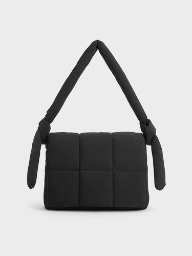 Charles & Keith - Errya Nylon Quilted Puffy Crossbody Bag - Charles & Keith - Modalova