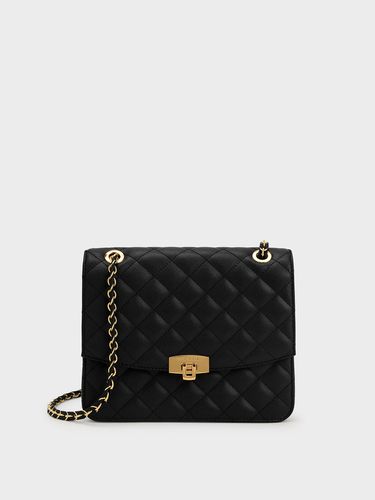 Charles & Keith - Quilted Push-Lock Clutch Bag - Charles & Keith - Modalova