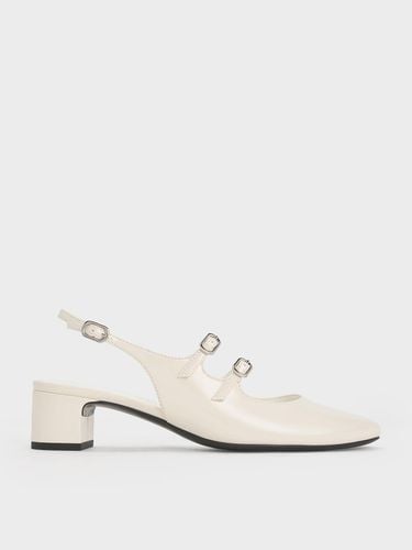 Charles & Keith - Clementine Double-Strap Slingback Mary Jane Pumps - Charles & Keith - Modalova