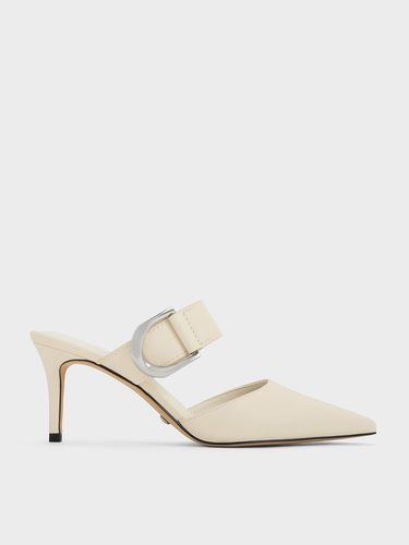 Charles & Keith - Gabine Leather Mule Pumps - Charles & Keith - Modalova