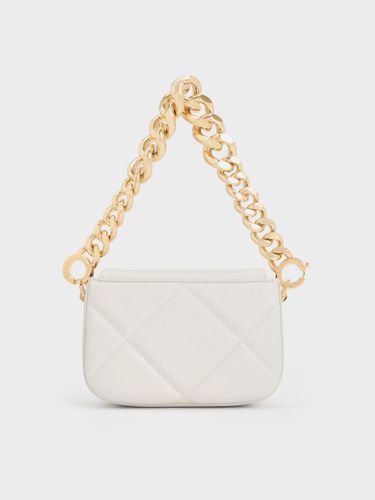 Charles & Keith - Mini Danika Chunky Chain Padded Bag - Charles & Keith - Modalova