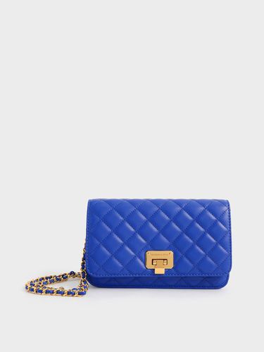 Charles & Keith - Quilted Push-Lock Clutch - Charles & Keith - Modalova