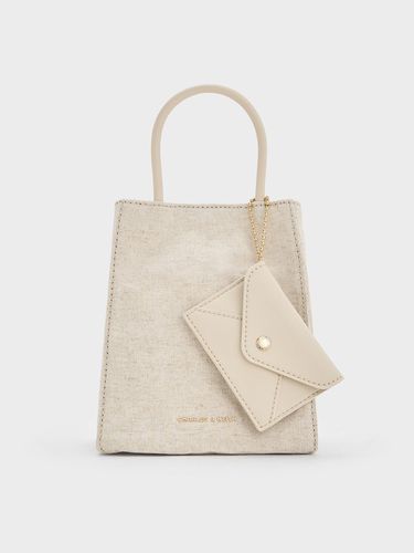 Charles & Keith - Matina Linen Elongated Tote Bag - Charles & Keith - Modalova