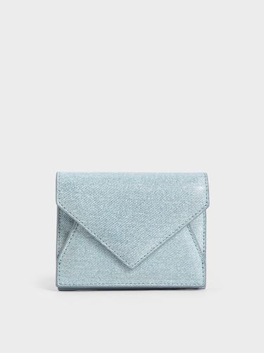 Charles & Keith - Bosie Denim Envelope Wallet - Charles & Keith - Modalova