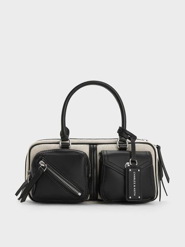 Charles & Keith - Thora Canvas -Pocket Bowling Bag - Charles & Keith - Modalova