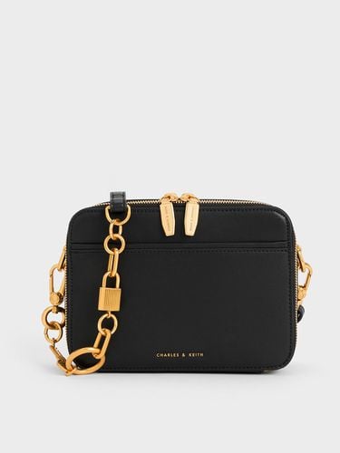 Charles & Keith - Lock & Key Chain Handle Bag - Charles & Keith - Modalova