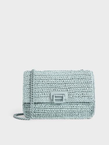 Charles & Keith - Neva Woven Chain-Handle Shoulder Bag - Charles & Keith - Modalova