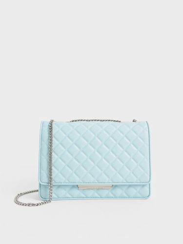 Charles & Keith - Double Chain Handle Quilted Bag - Charles & Keith - Modalova