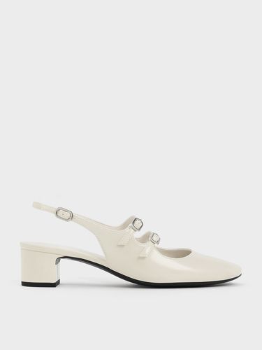 Charles & Keith - Clementine Double-Strap Slingback Mary Jane Pumps - Charles & Keith - Modalova