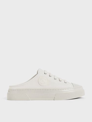 Charles & Keith - Kay Nylon Two-Tone Slip-On Sneakers - Charles & Keith - Modalova