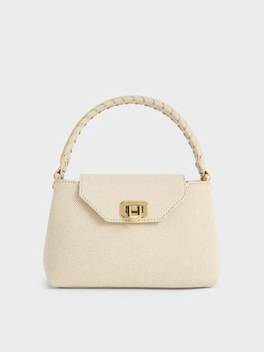 Charles & Keith - Arwen Canvas Braided-Strap Top Handle Bag - Charles & Keith - Modalova