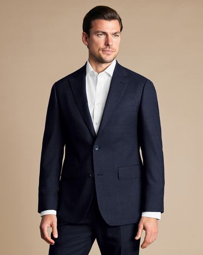 Men's Ultimate Performance End-On-End Suit Jacket - Navy, 36R Regular by - Charles Tyrwhitt - Modalova