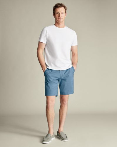 Men's Cotton Shorts - Ocean , 30 by - Charles Tyrwhitt - Modalova