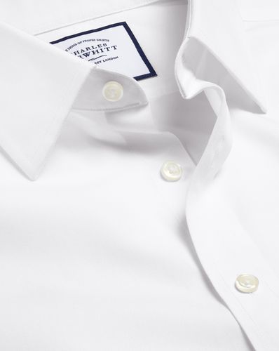 Men's Non-Iron Poplin Short-Sleeve Cotton Formal Shirt - , Medium by - Charles Tyrwhitt - Modalova