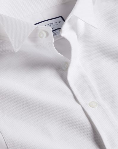 Men's Wing Collar Marcella Bib Evening Cotton Formal Shirt - Double Cuff, Small by - Charles Tyrwhitt - Modalova