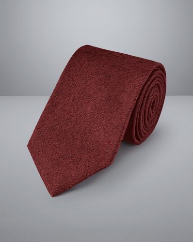 Men's Silk Wool Blend Tie - , OSFA by - Charles Tyrwhitt - Modalova