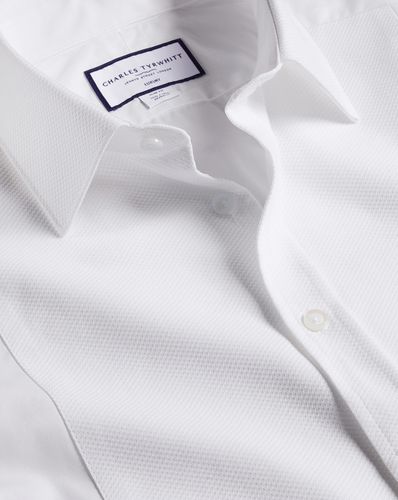Men's Marcella Bib Evening Cotton Formal Shirt - Double Cuff, Large by - Charles Tyrwhitt - Modalova