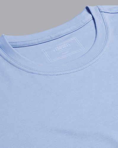 Men's Cotton Tyrwhitt T-Shirt - Sky , XS by - Charles Tyrwhitt - Modalova