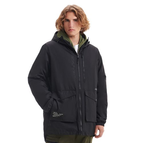 Cropp - Parka con capucha - Negro - Cropp - Modalova