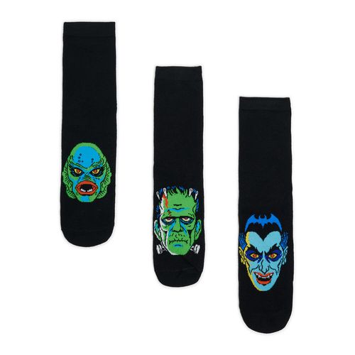 Pack de 3 pares de calcetines Universal Monsters - Cropp - Modalova