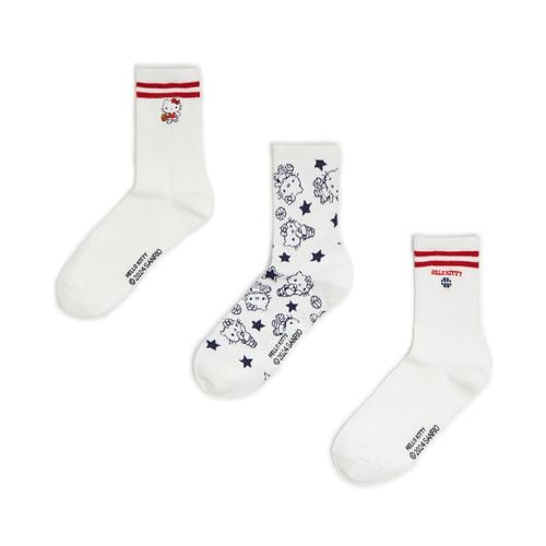 Pack de 3 pares de calcetines Hello Kitty - Cropp - Modalova