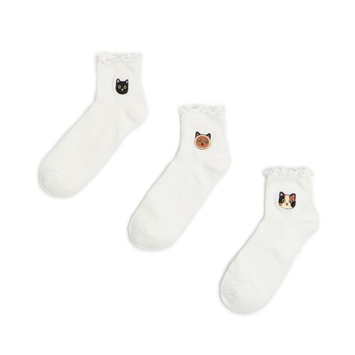 Pack de 3 pares de calcetines - Cropp - Modalova