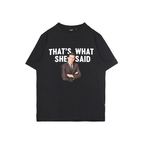 Camiseta negra con estampado The Office - Cropp - Modalova