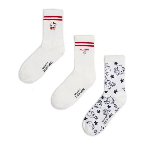 Pack de 3 pares de calcetines Hello Kitty - Cropp - Modalova