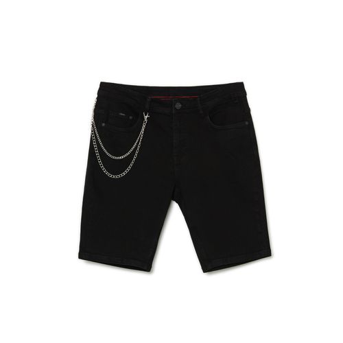 Cropp - Pantalón corto - Negro - Cropp - Modalova