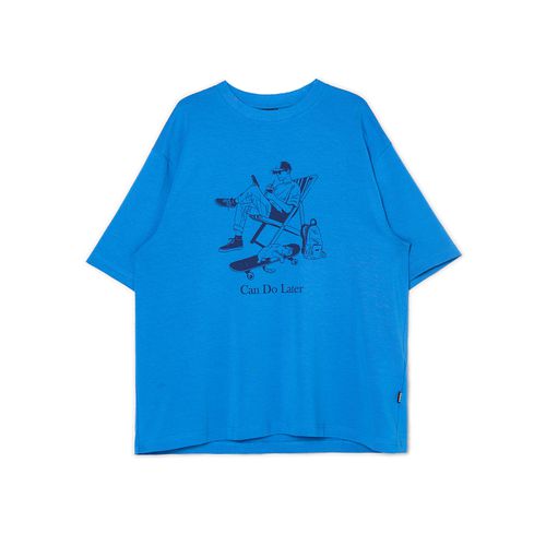 Cropp - Camiseta estampada - Azul - Cropp - Modalova