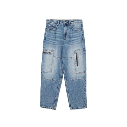 Cropp - Vaqueros baggy - azul - Cropp - Modalova